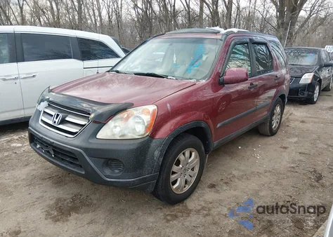 2006 Honda Cr-V Ex из США, поврежденный, VIN SHSRD788X6U415599